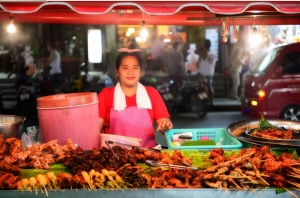 Thai chicken skewers